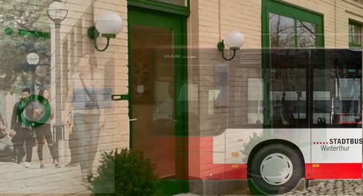 Zu Fuss oder mit Stadtbus zum open way institute - owi - Praxis für Veränderungscoaching - Angst- und Panikhilfe